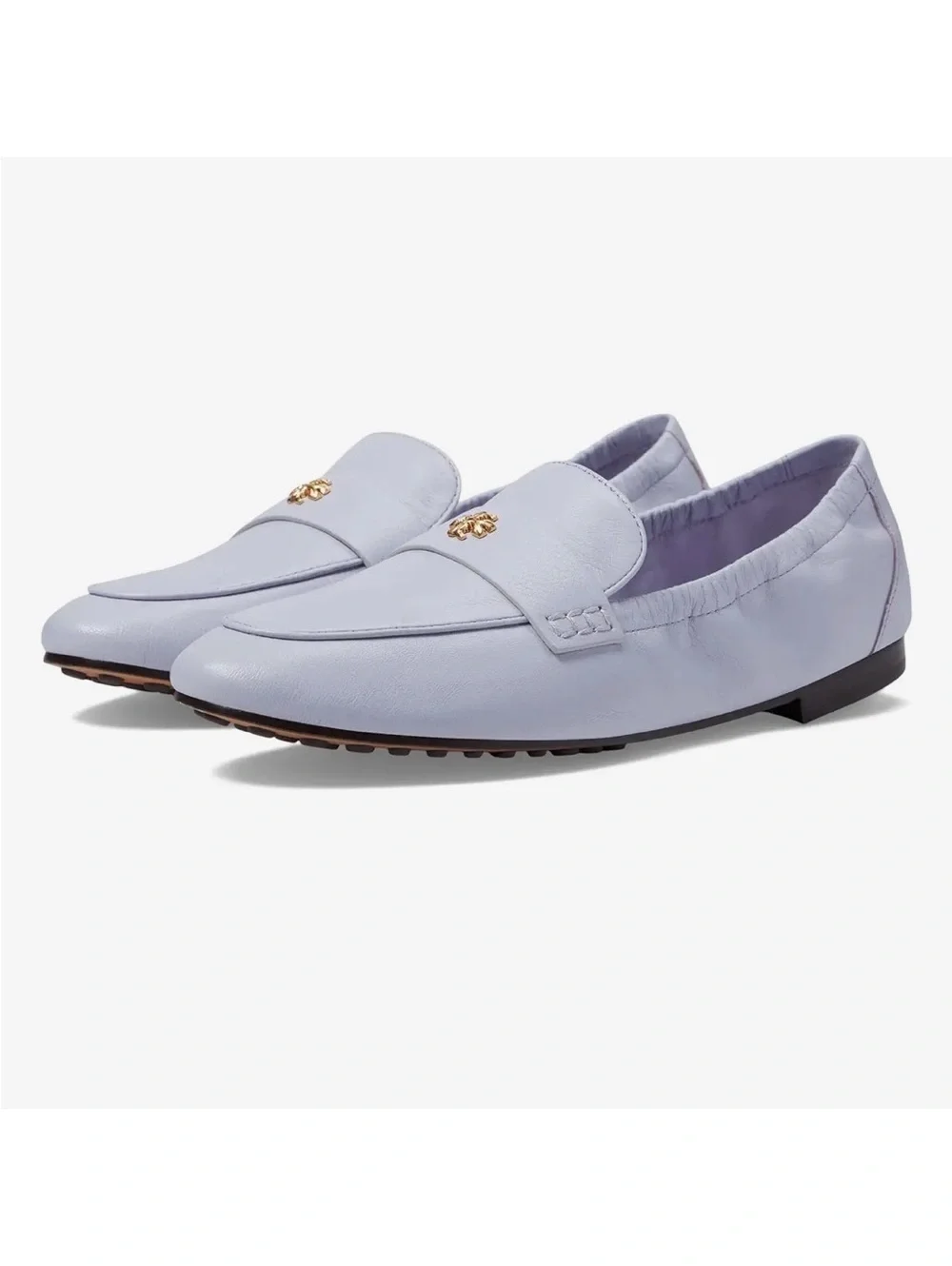 Tory Burch Ballet Leather Loafer in Lavender, NEW, Size 8